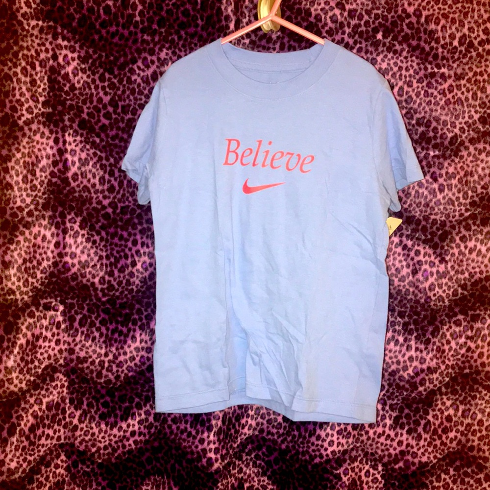 Medium blue Nike T-shirt small children (7849GR)